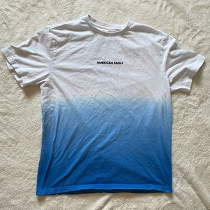 American Eagle | Large, Standard Fit, Coupe Standard | White/ Blue | Gently Worn